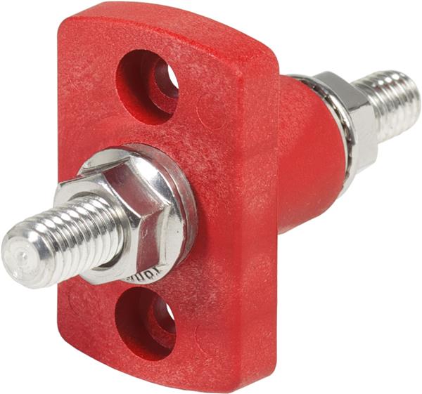 Blue Sea Feed Thru Sm Red 3/8inch - 16 Stud 250a