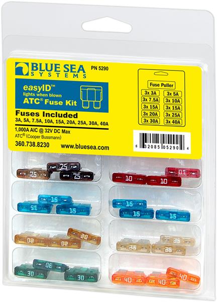 Blue Sea Fuse Atc Easy Id 31 Piece Kit