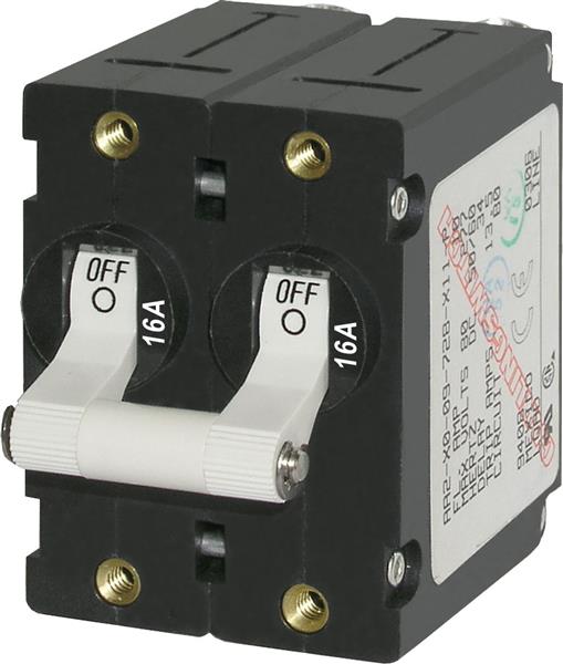 Blue Sea Circuit Breaker Double Pole 16amp