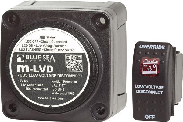 Blue Sea Low Voltage Disconnect M-ldv 65a 12v