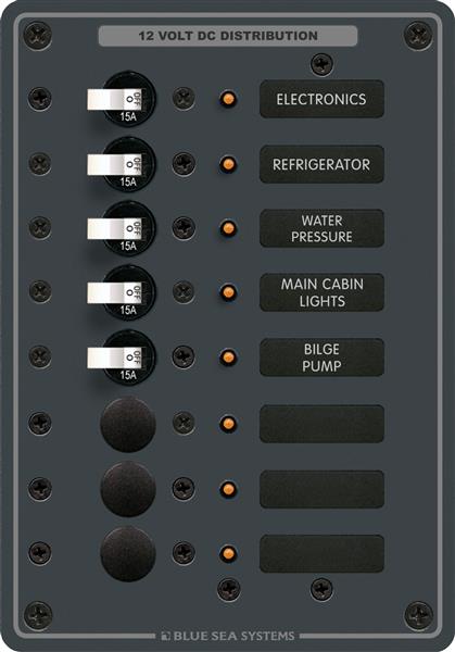 Blue Sea Panel Dc 8 Circuit Breaker