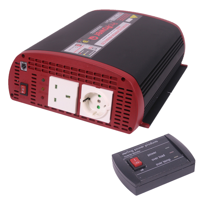 Sterling Pro Power Quasi Inverter 12v 1800W With Remote