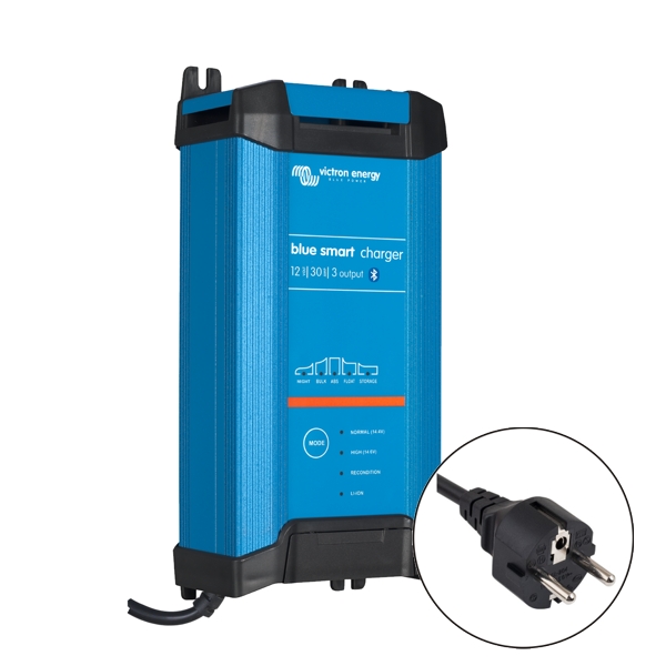 Victron Blue Smart IP22 Charger 12v/30a (3 outputs) Euro Plug