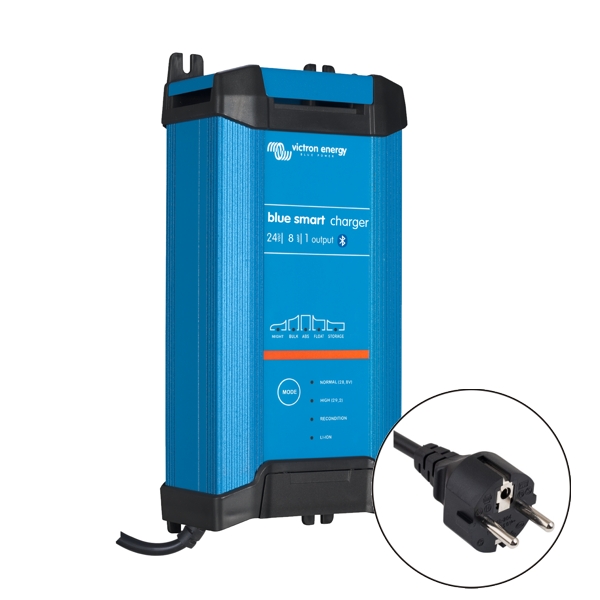 Victron Blue Smart IP22 Charger 24v/8a (1 output) Euro Plug